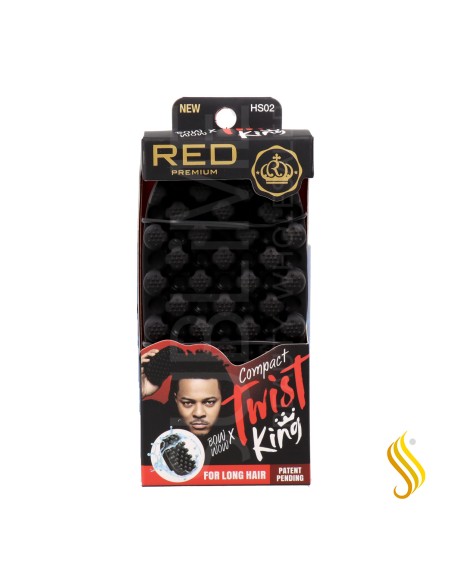 Red Kiss Premium Twist King Medium Curved Cepillo Goma